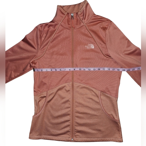 The North Face Womens Light Coral Pink Cinder 100 Full Zip Jacket Size Large - Picture 8 of 15